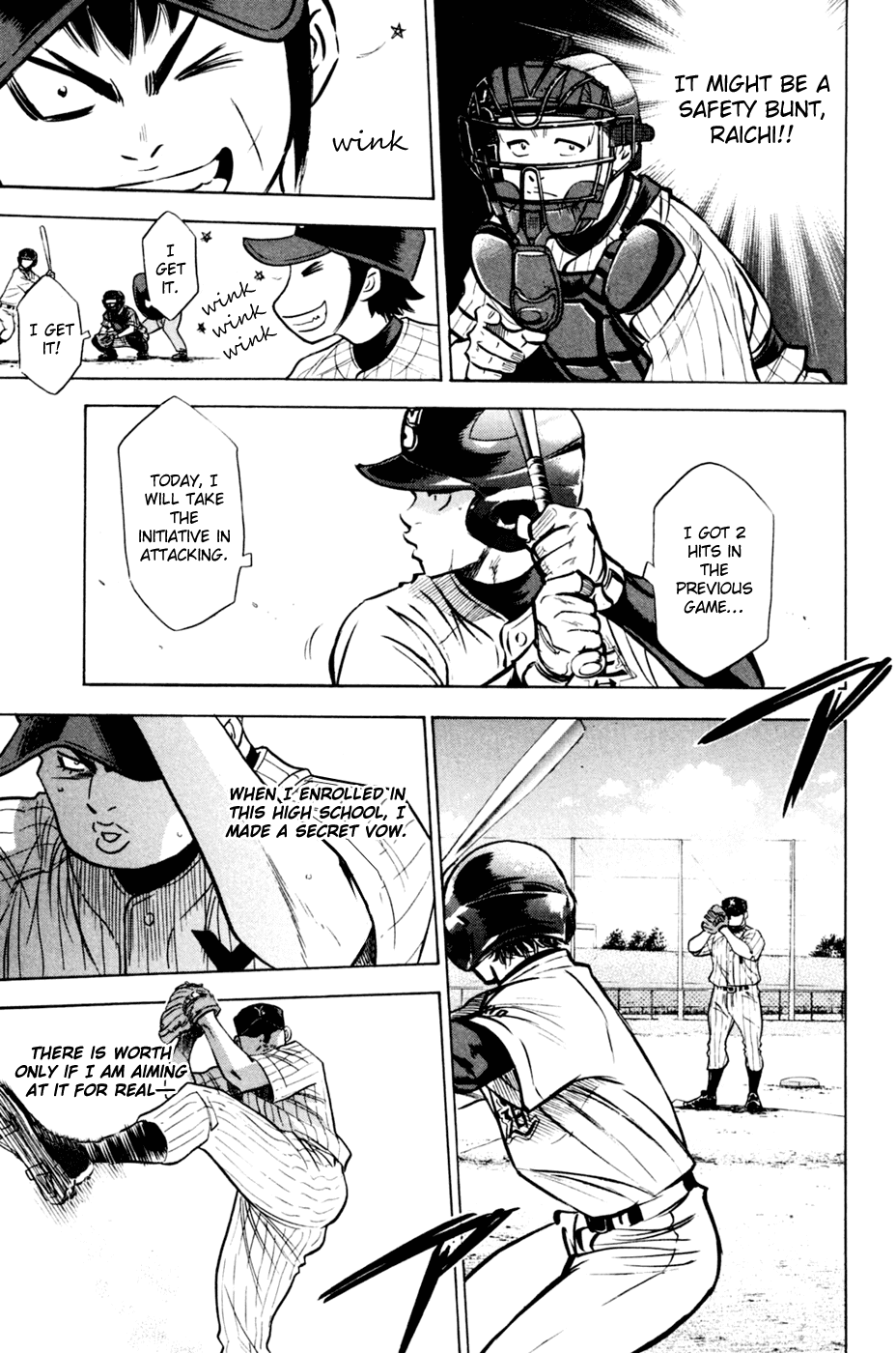 Daiya no A Chapter 208 page 14 - Chapter 208: In Front of 3rd Baseman