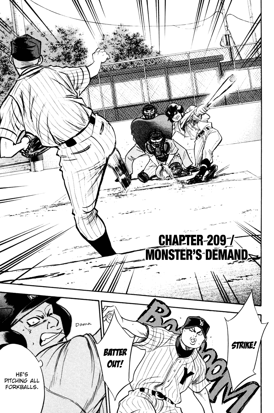 Daiya no A Chapter 209 page 4 - Chapter 209: Monster's Demand