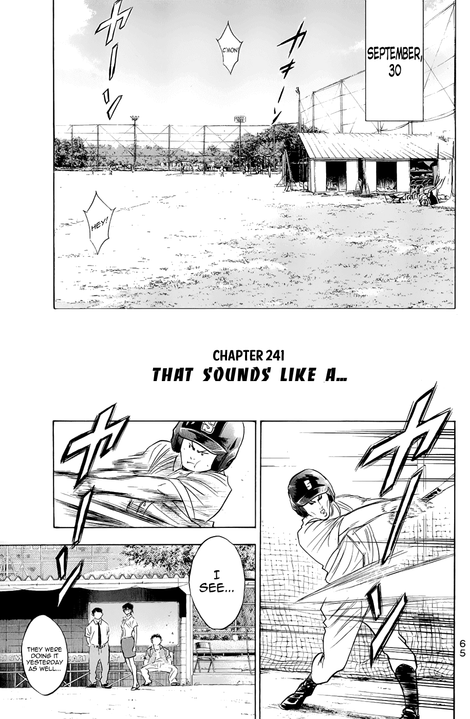 Daiya no A Chapter 241 page 1 - Chapter 241: That Sound Like A