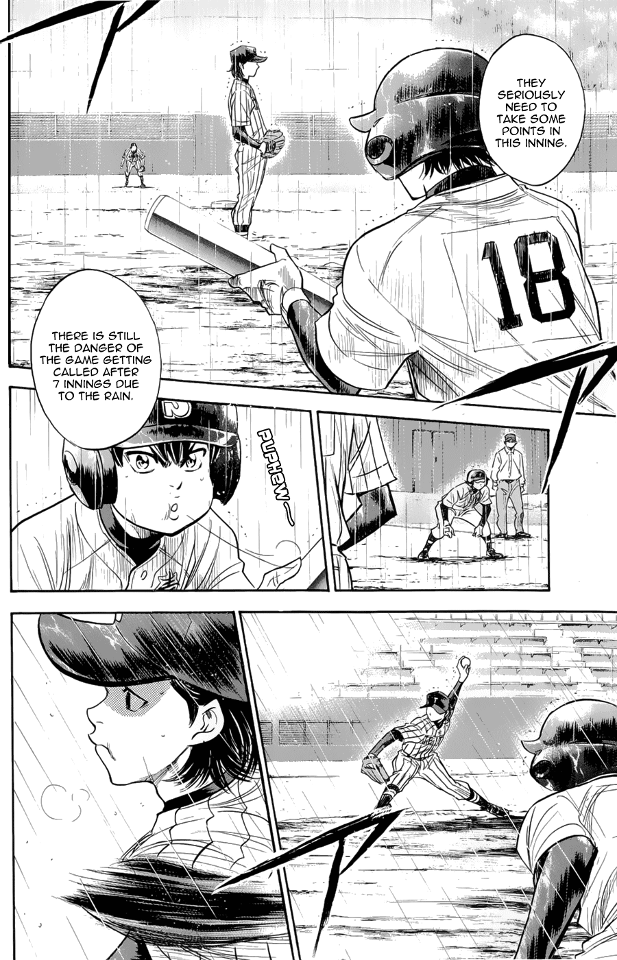Daiya no A Chapter 251 page 14 - Chapter 251: Resounding Rain