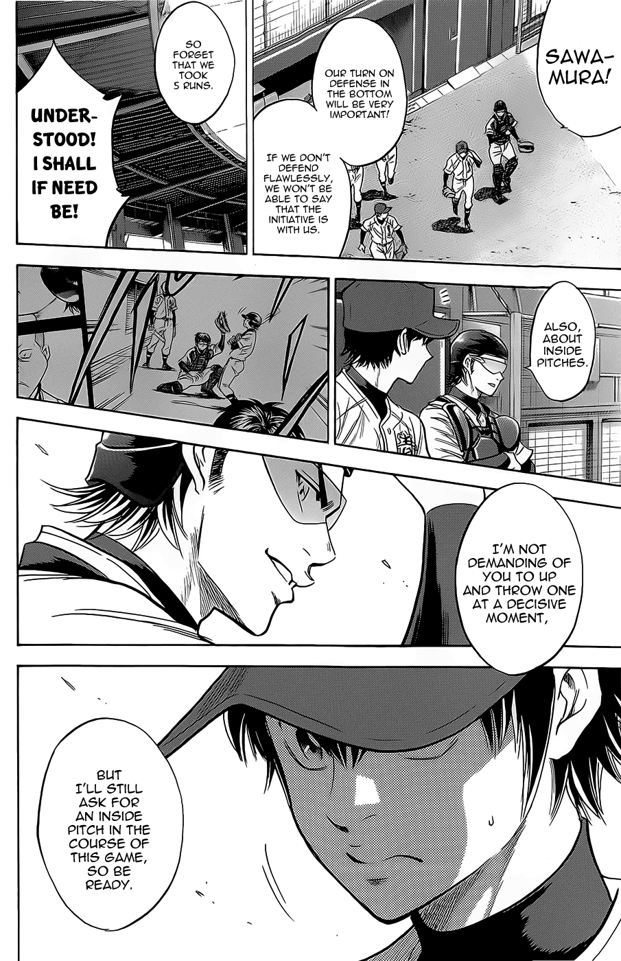 Daiya no A Chapter 262 page 14 - Chapter 262: Big Inning