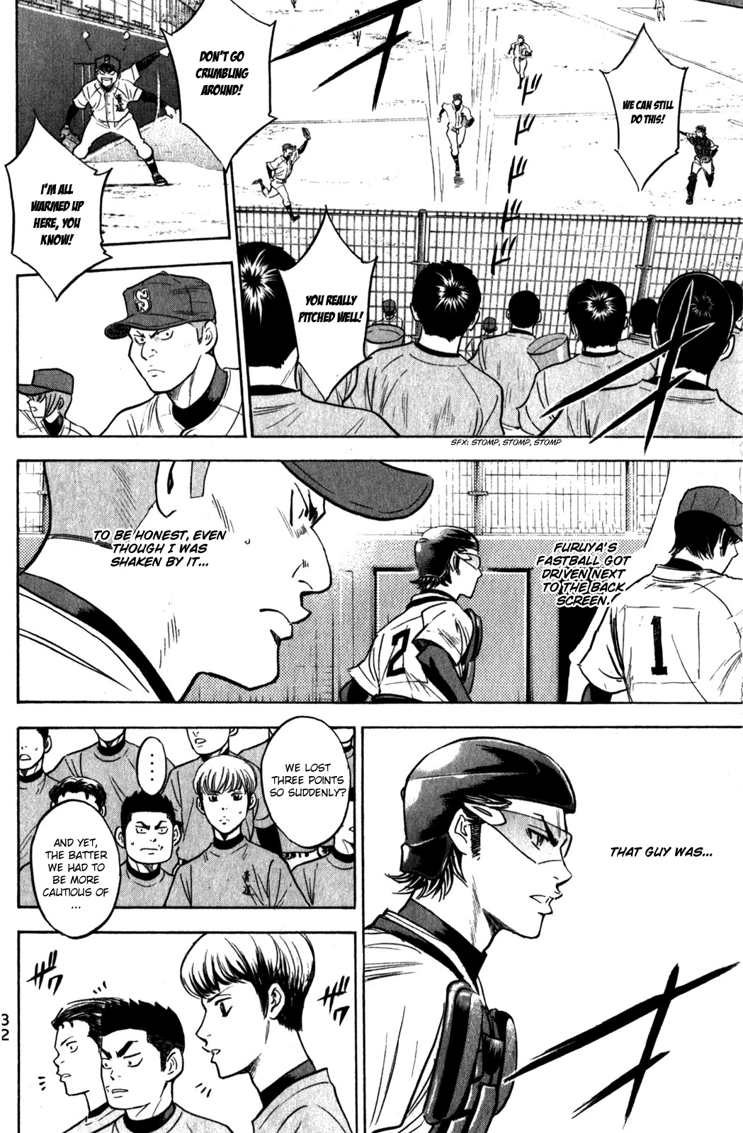 Daiya no A Chapter 276 page 9 - Chapter 276: Burden