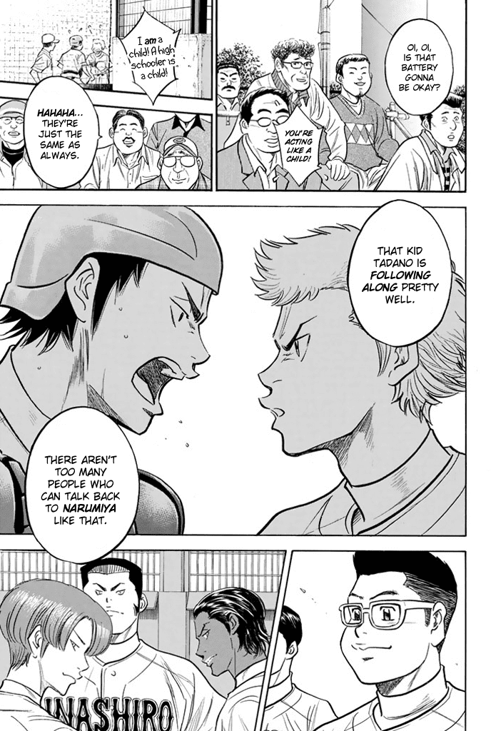 Daiya no A Chapter 315 page 11 - Chapter 315: The Cocky Underclassman