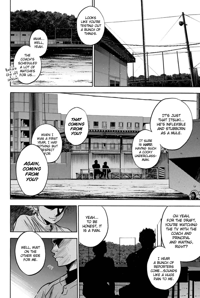Daiya no A Chapter 315 page 18 - Chapter 315: The Cocky Underclassman