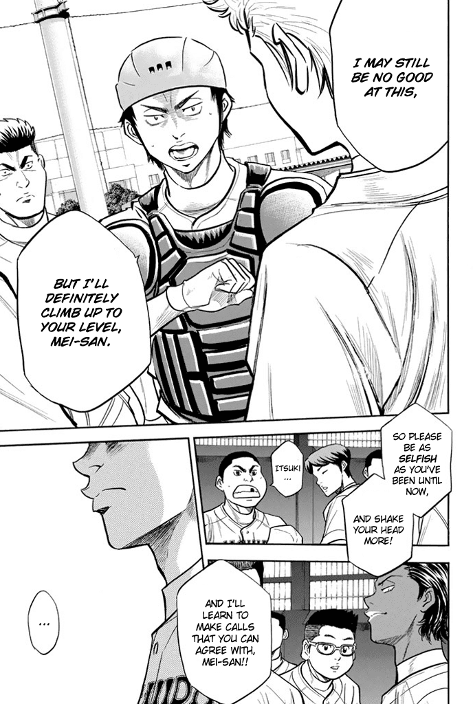 Daiya no A Chapter 315 page 9 - Chapter 315: The Cocky Underclassman