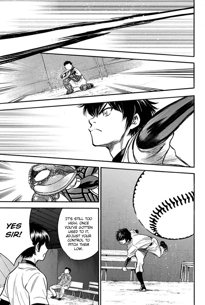 Daiya no A Chapter 318 page 13 - Chapter 318: The Master of the Bullpen