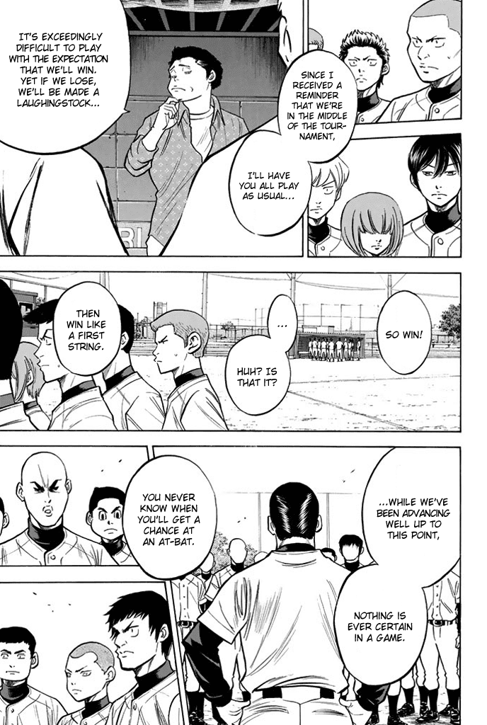 Daiya no A Chapter 319 page 10 - Chapter 319: Tough Opponent