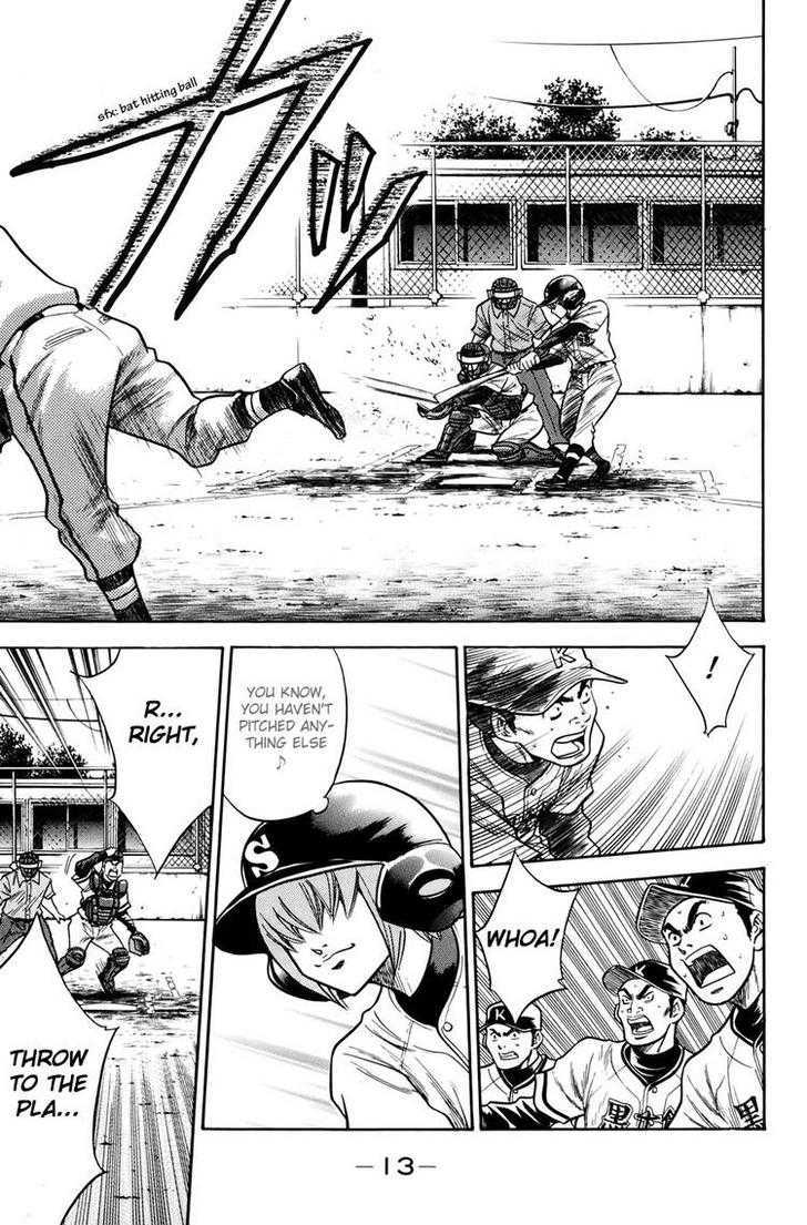 Daiya no A Chapter 32 page 13 - Chapter 32 : A Batter's Ability