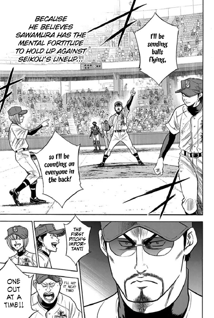 Daiya no A Chapter 340 page 13 - Chapter 340: I Can't Afford To Lose.