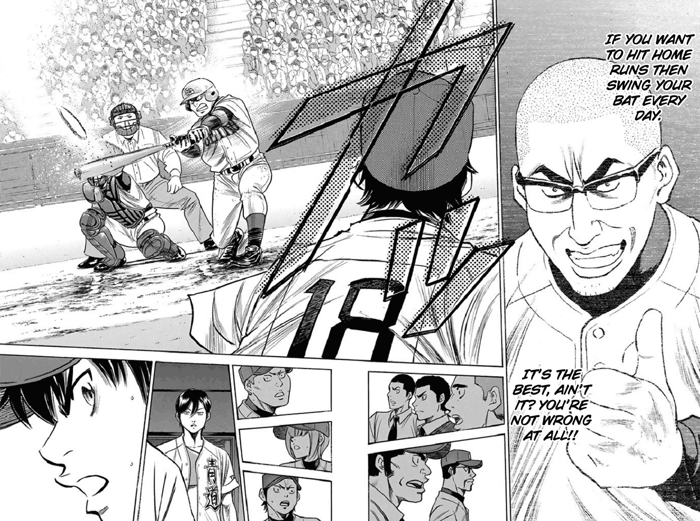 Daiya no A Chapter 341 page 18 - Chapter 341: The Batter's Splendor
