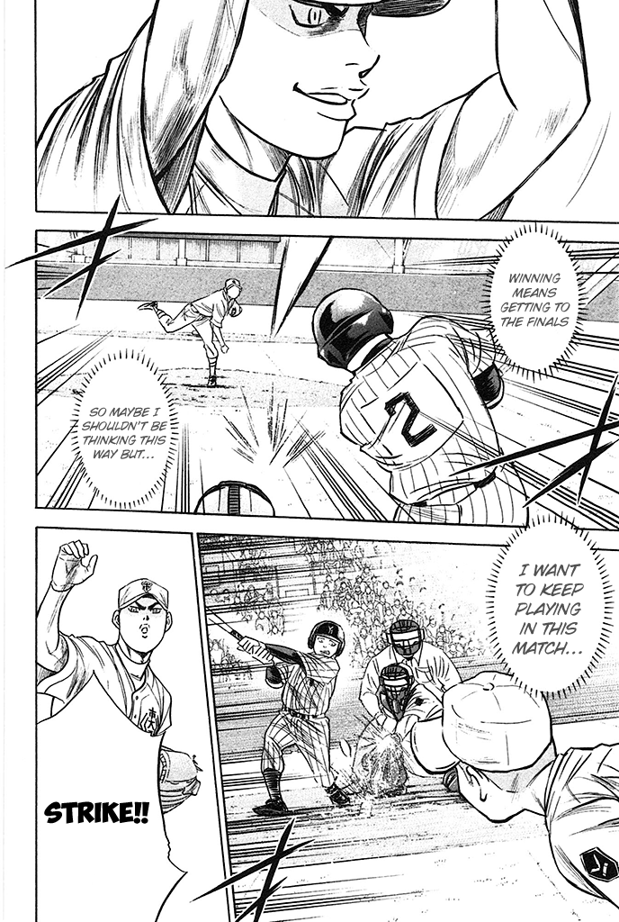Daiya no A Chapter 357 page 14 - Chapter 357: Don't Call Me A Supporting Act!