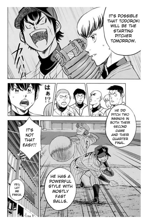 Daiya no A Chapter 363 page 12 - Chapter 363: With These Feet