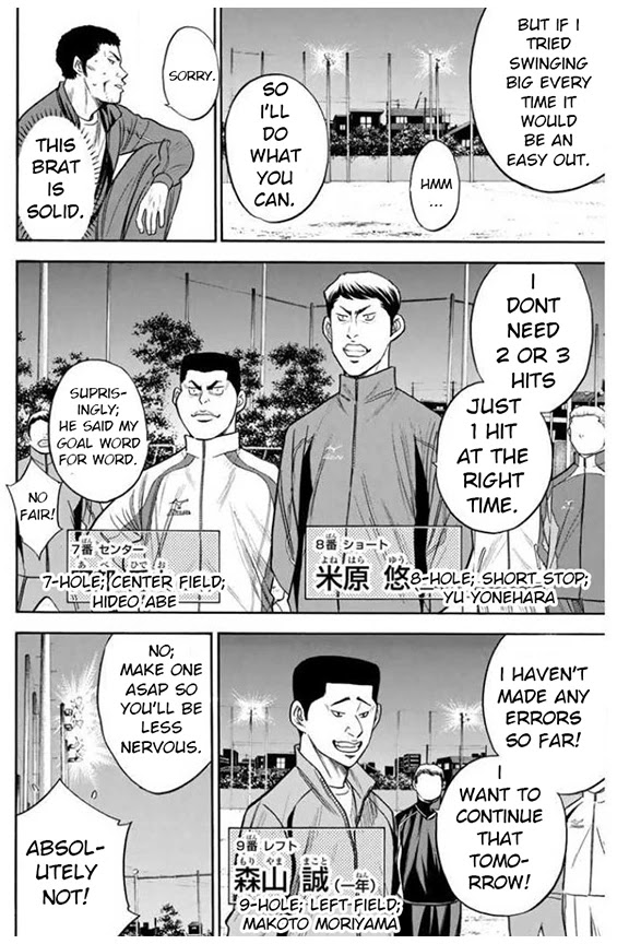 Daiya no A Chapter 365 page 6 - Chapter 365: Shouldering Expectations