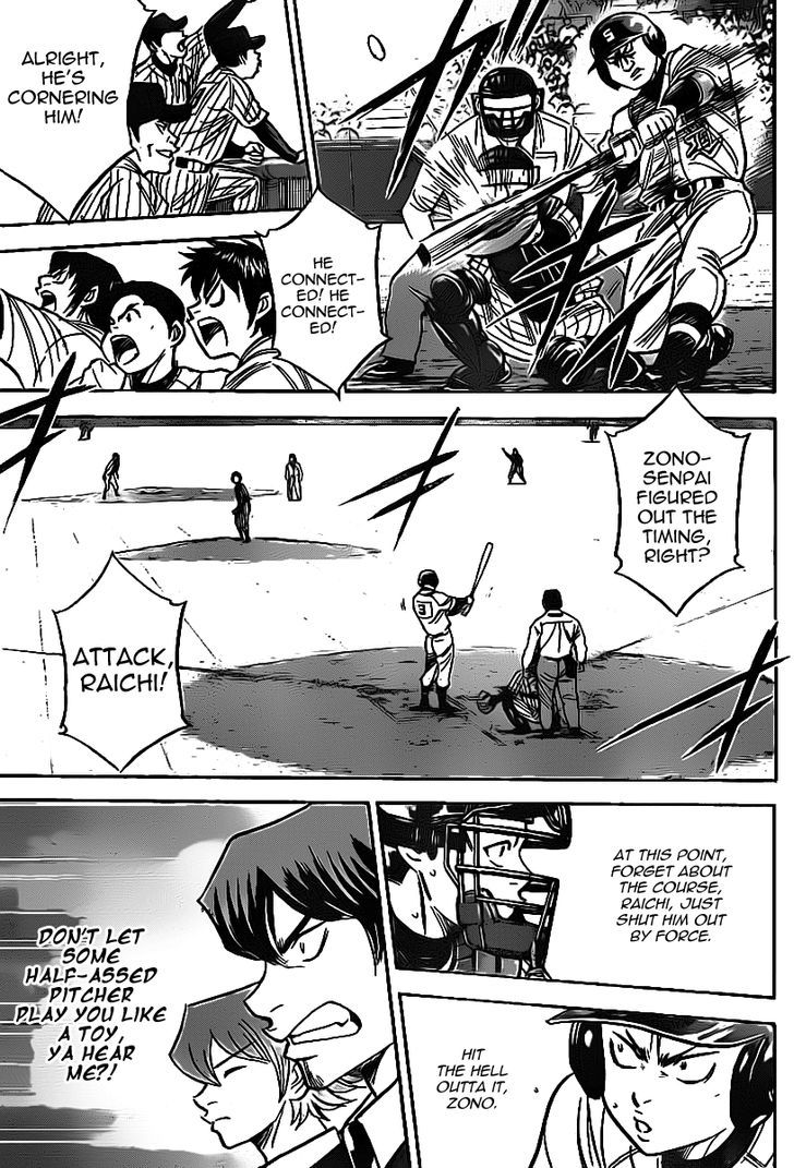 Daiya no A Chapter 386 page 11 - Chapter 386 : Scary Place