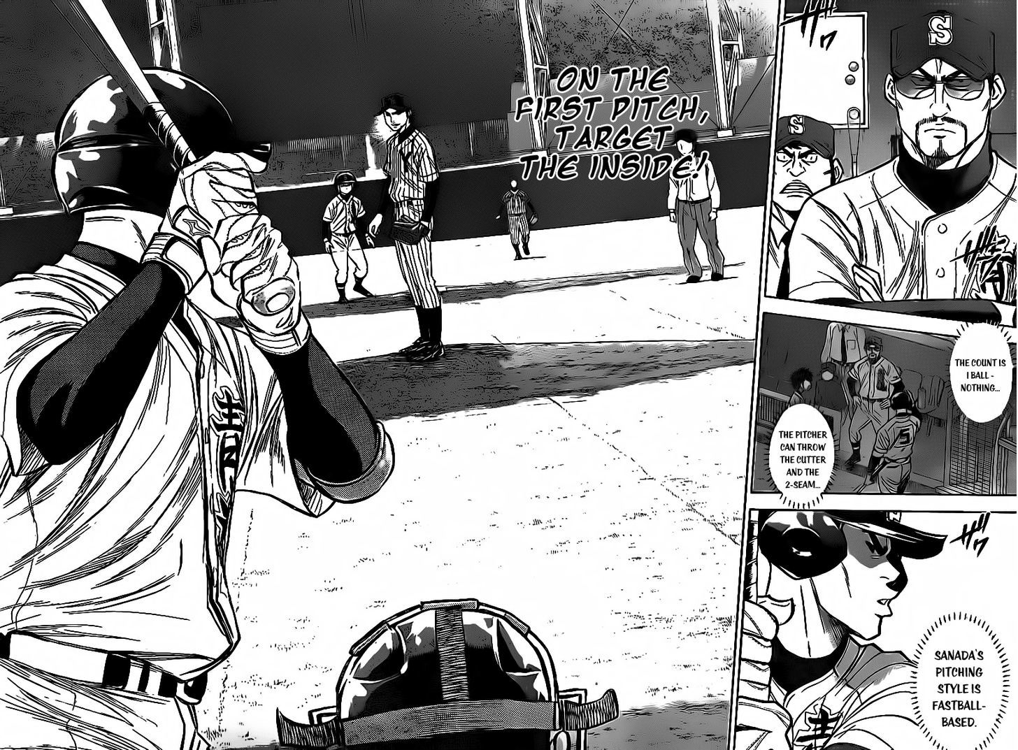 Daiya no A Chapter 387 page 12 - Chapter 387 : Focus On The First Pitch