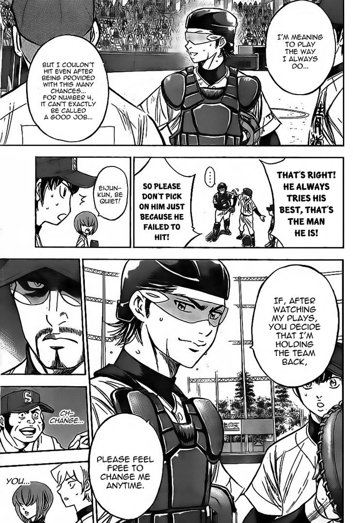 Daiya no A Chapter 388 page 11 - Chapter 388 : What Do You Have To Say?