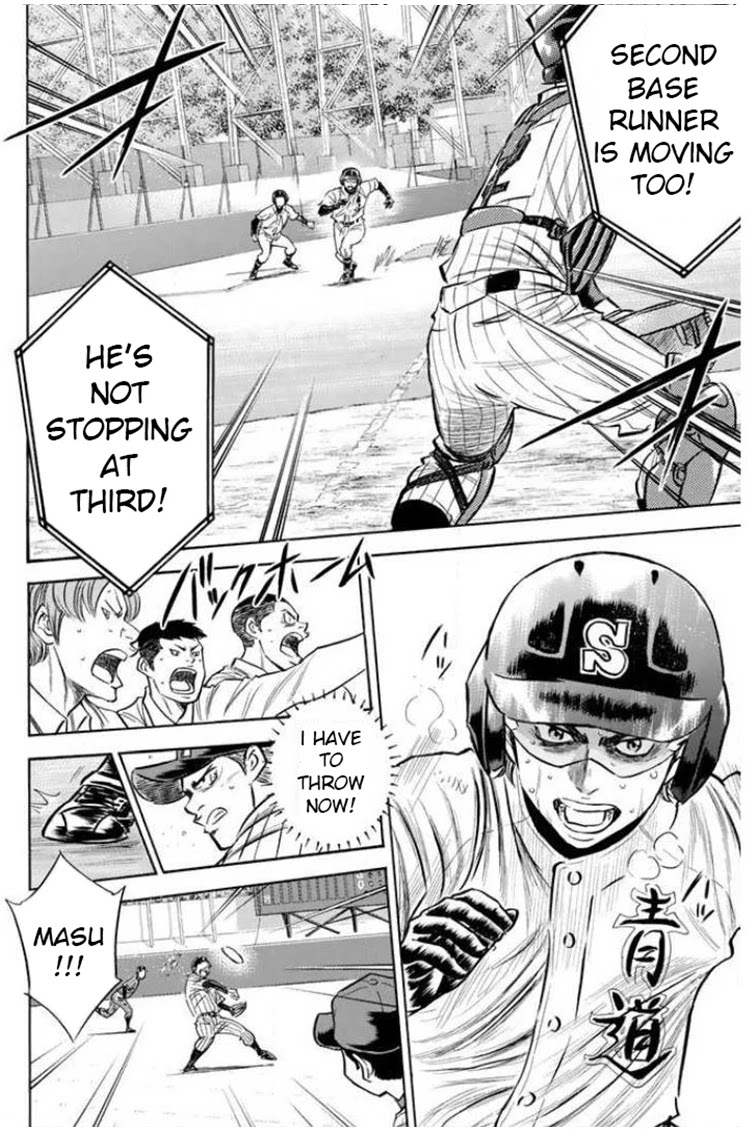 Daiya no A Chapter 406 page 16 - Chapter 406: Shortstop's Head