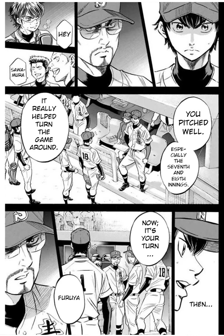 Daiya no A Chapter 408 page 8 - Chapter 408: Failure as the Captain