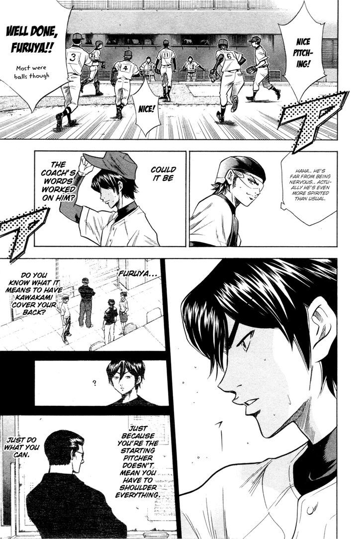 Daiya no A Chapter 64 page 12 - Chapter 64 : That Boy's Got a Strong Arm