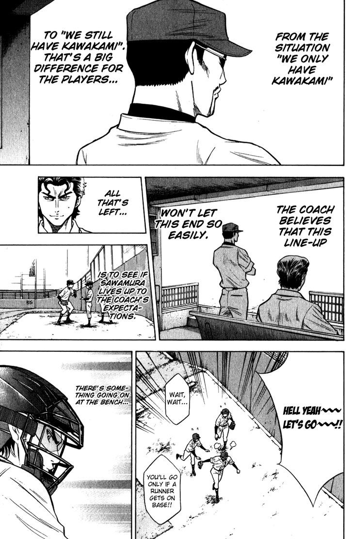 Daiya no A Chapter 79 page 15 - Chapter 79 : I Don't Want to Get Off