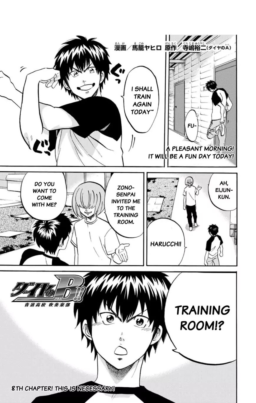 Daiya no B!! - Seidou Koukou Suisou Gakubu Chapter 8 page 1 - Chapter 8