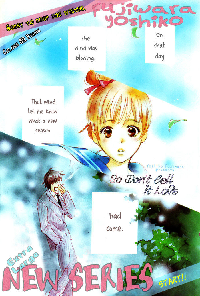 Dakara Koi to Yobanaide Chapter 1 page 3 - Chapter 1