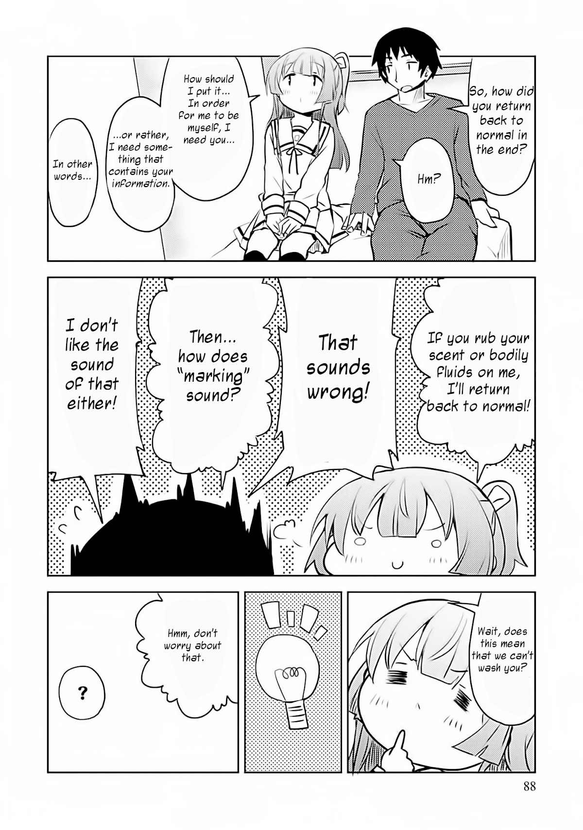 Dakimakura to wa Kekkon Dekinai! Chapter 3 page 29 - Chapter 3: Body and Soul Turned Pure White?