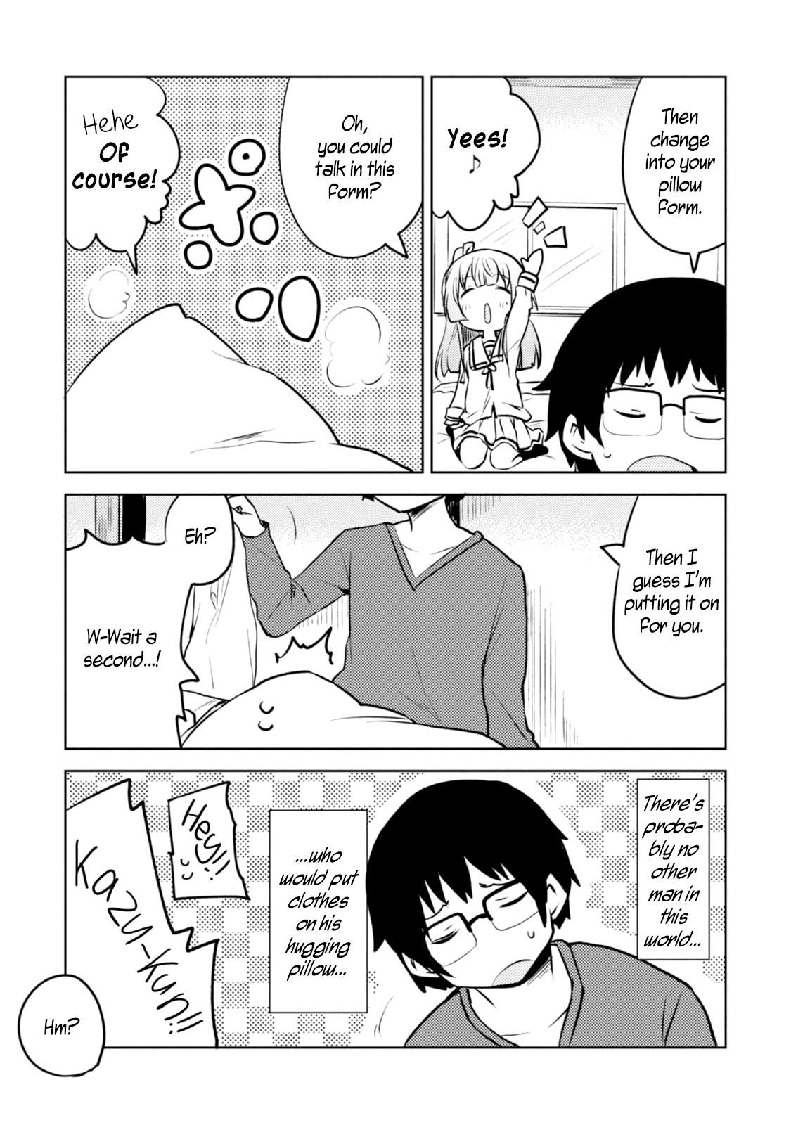 Dakimakura to wa Kekkon Dekinai! Chapter 4 page 15 - Chapter 4: Changing the Hugging Pillow?