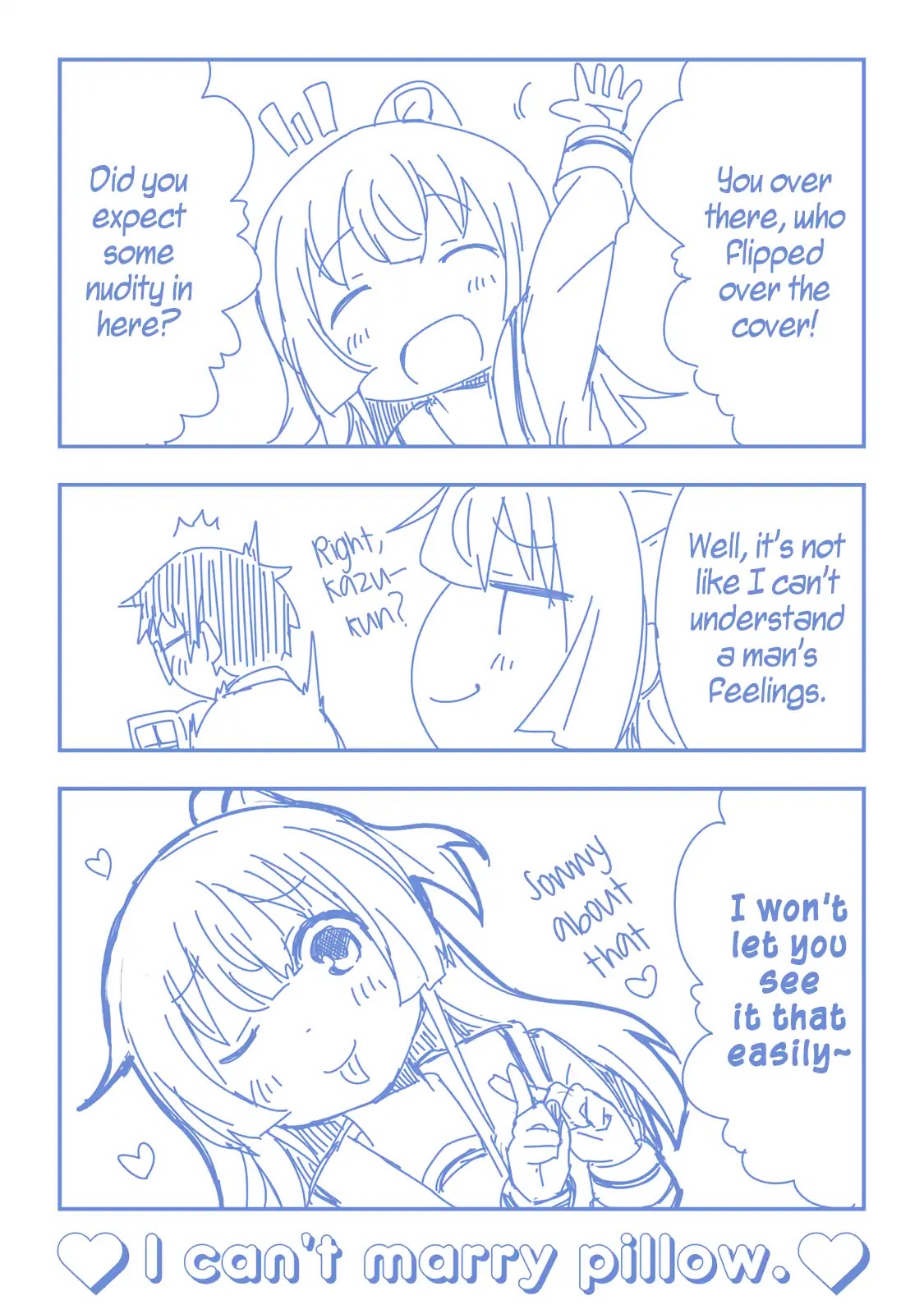 Dakimakura to wa Kekkon Dekinai! Chapter 5.99 page 5 - Chapter 5.99: Volume Extras