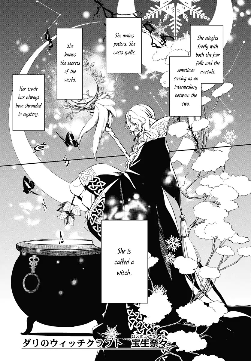Dali's Witchcraft Chapter 0 page 2 - Chapter 0: Oneshot