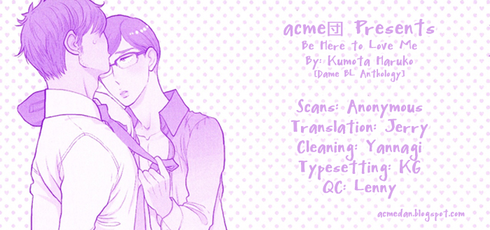 Dame BL Chapter 1.2 page 2 - Chapter 1 v2 : Be Here to Love Me (Kumota Haruko)