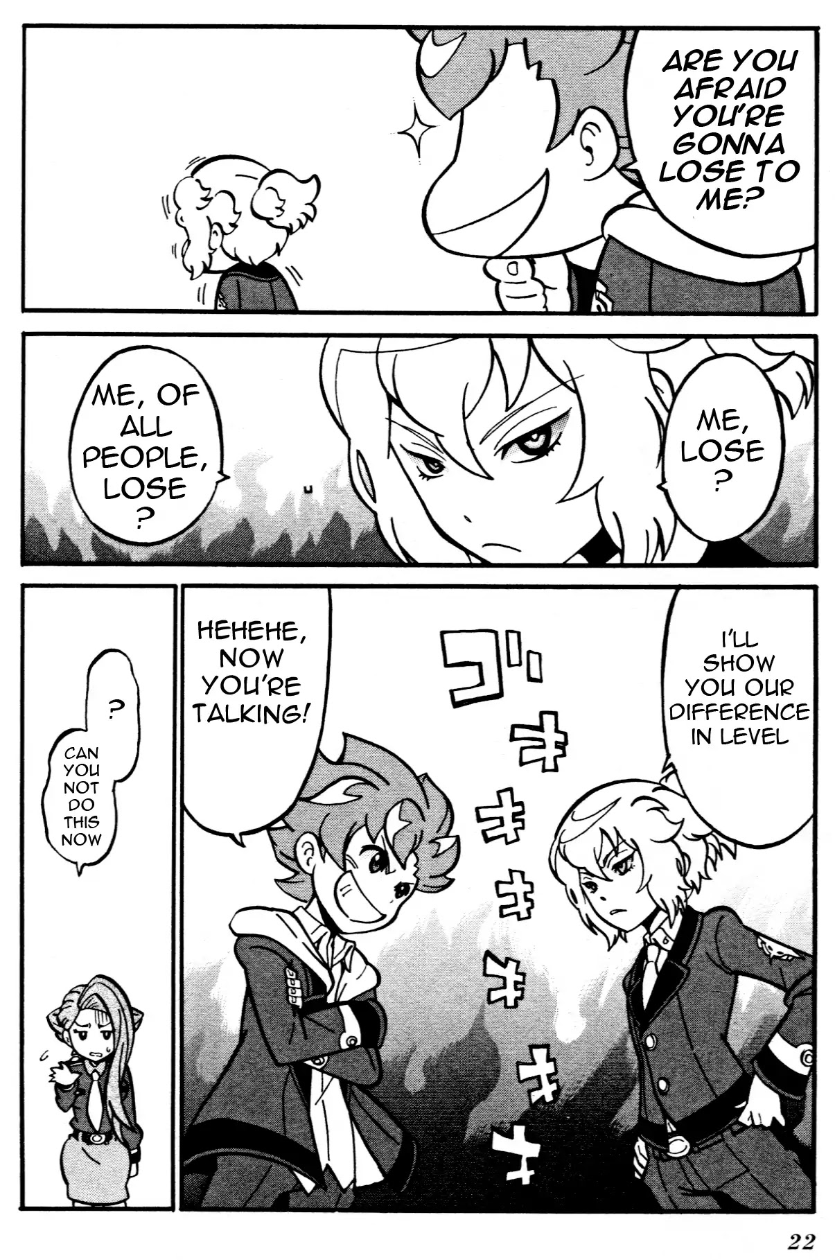 Danball Senki Wars Chapter 1.1 page 17 - Chapter 1.1: Welcome to Kamui Daimon Comprehensive Academy! (Part One)