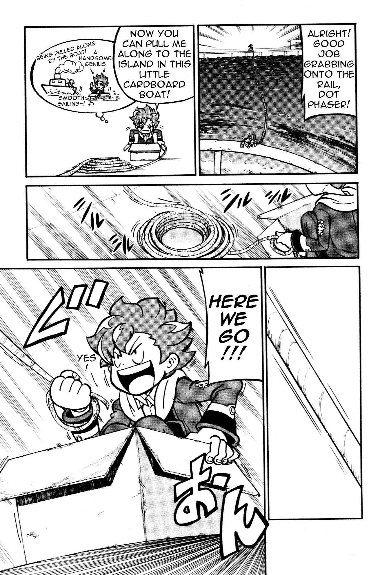Danball Senki Wars Chapter 1.1 page 6 - Chapter 1.1: Welcome to Kamui Daimon Comprehensive Academy! (Part One)