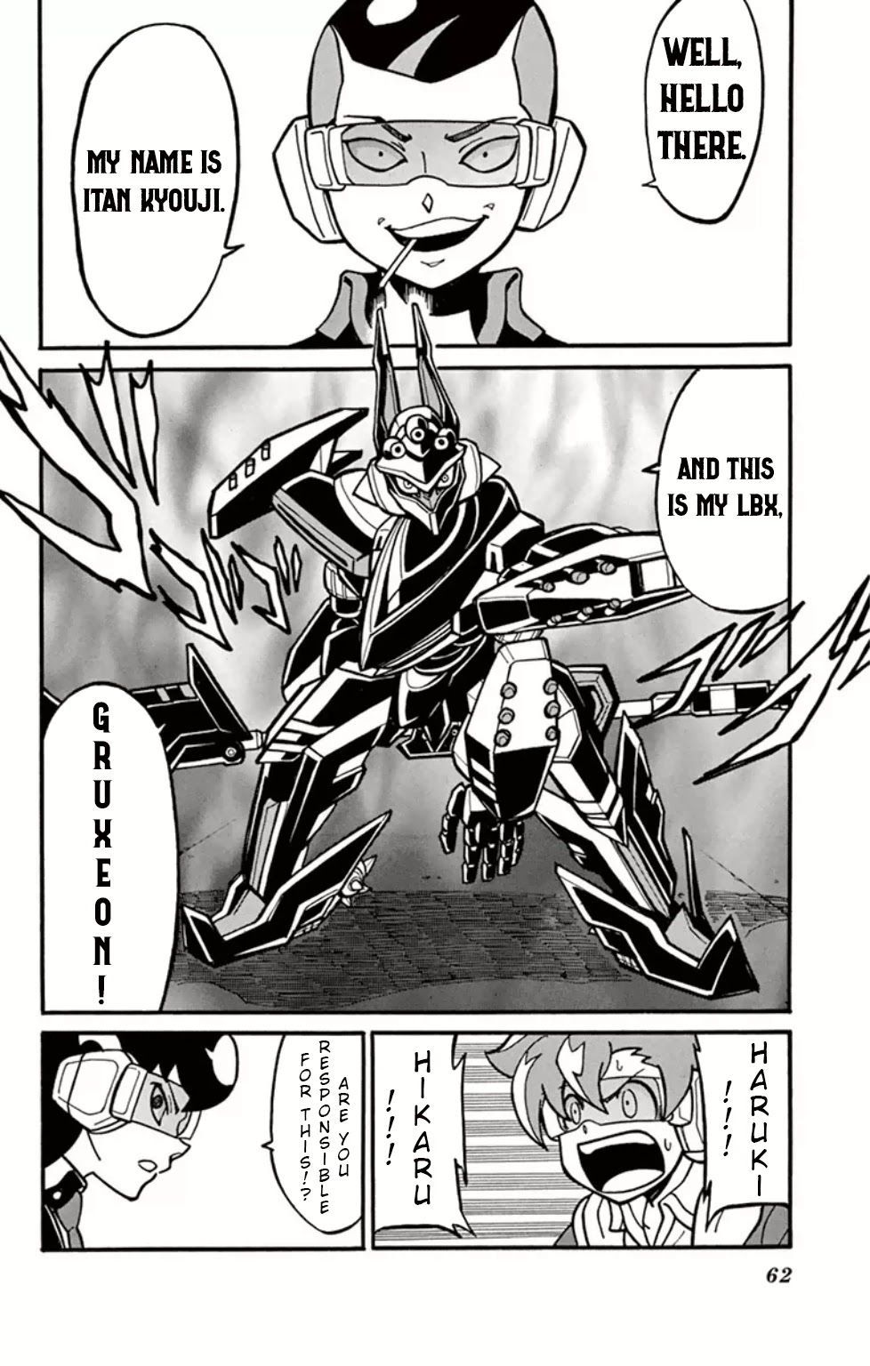 Danball Senki Wars Chapter 6 page 19 - Chapter 6: Arata vs Muraku: The Fated Battle!!