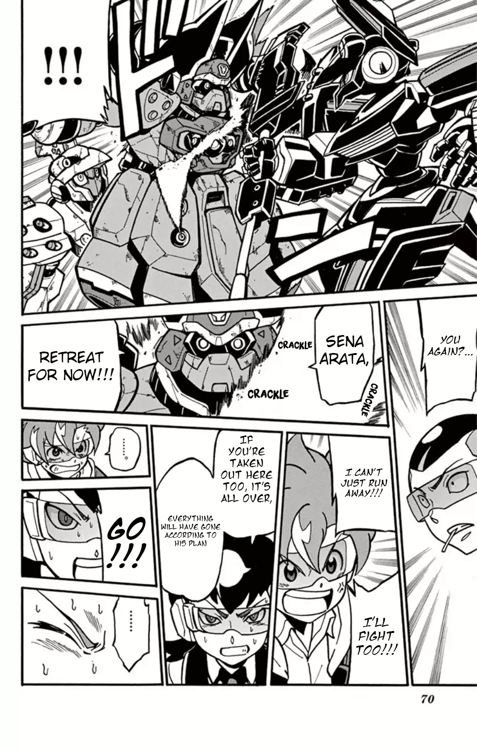 Danball Senki Wars Chapter 6 page 27 - Chapter 6: Arata vs Muraku: The Fated Battle!!