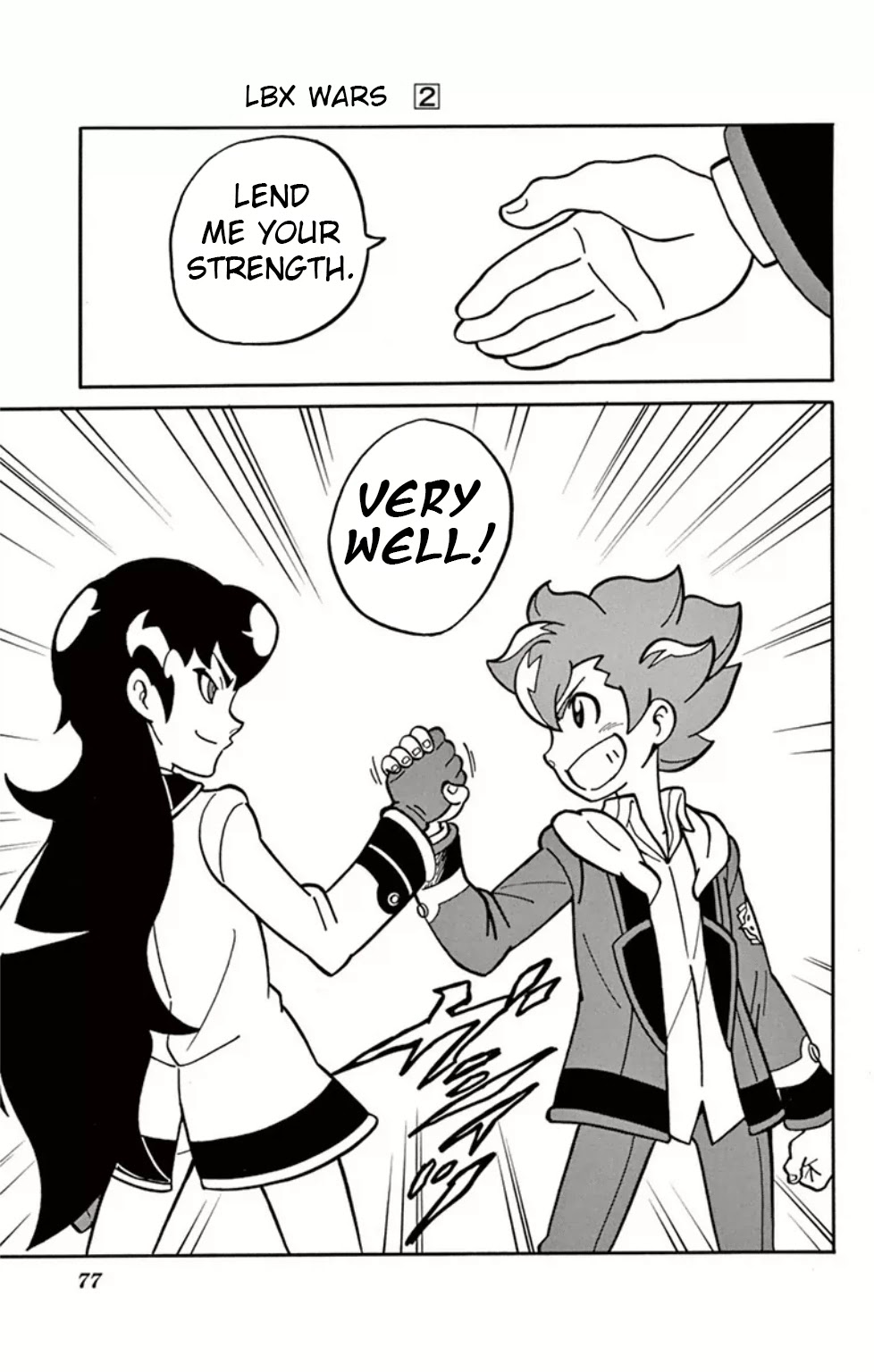Danball Senki Wars Chapter 6 page 34 - Chapter 6: Arata vs Muraku: The Fated Battle!!