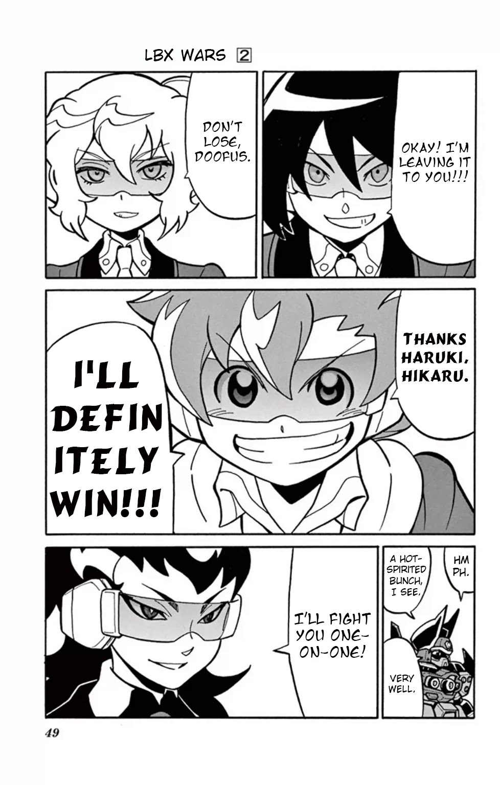 Danball Senki Wars Chapter 6 page 7 - Chapter 6: Arata vs Muraku: The Fated Battle!!