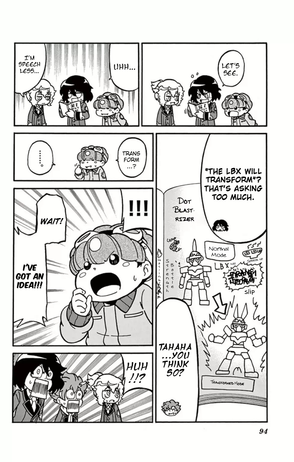 Danball Senki Wars Chapter 7 page 16 - Chapter 7: Dot Blastrizer is Born!