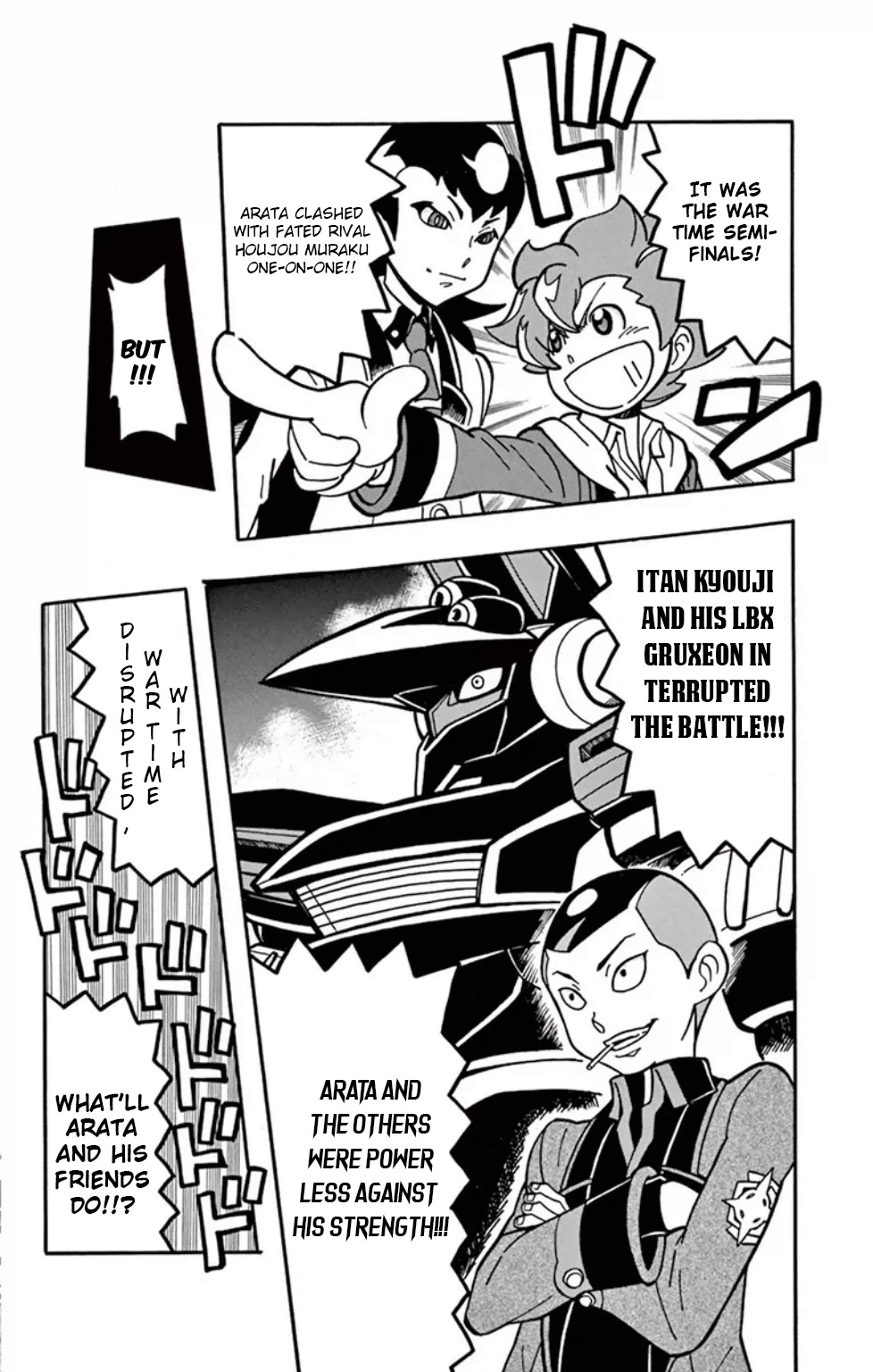 Danball Senki Wars Chapter 7 page 2 - Chapter 7: Dot Blastrizer is Born!