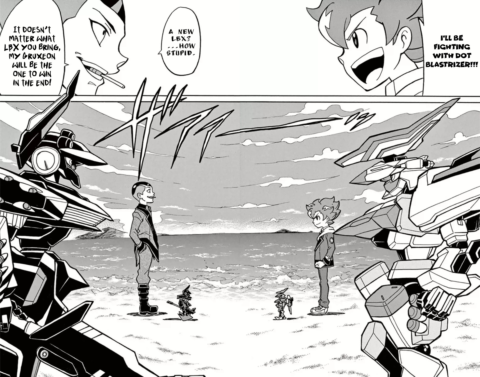 Danball Senki Wars Chapter 7 page 22 - Chapter 7: Dot Blastrizer is Born!