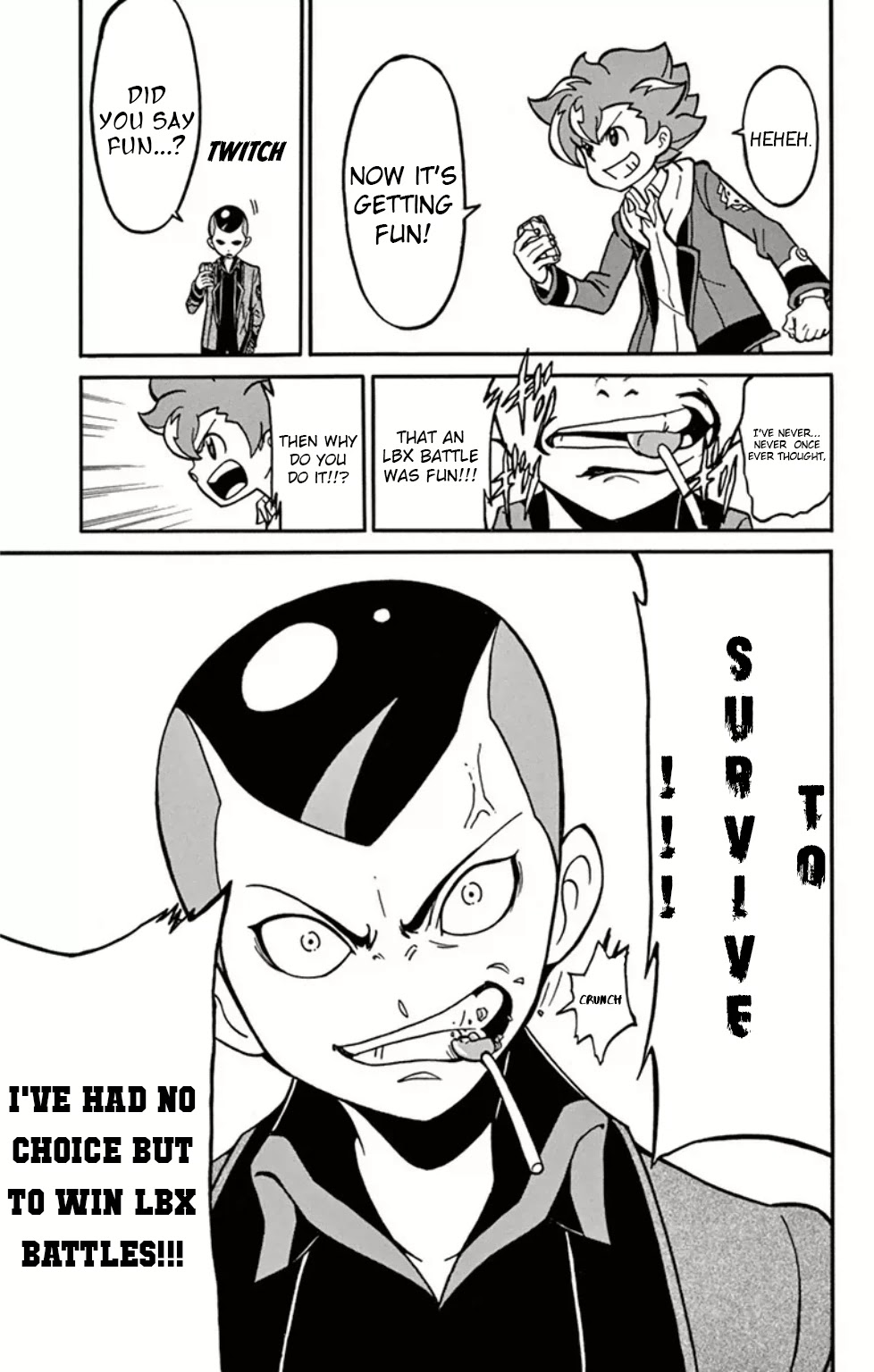 Danball Senki Wars Chapter 7 page 28 - Chapter 7: Dot Blastrizer is Born!