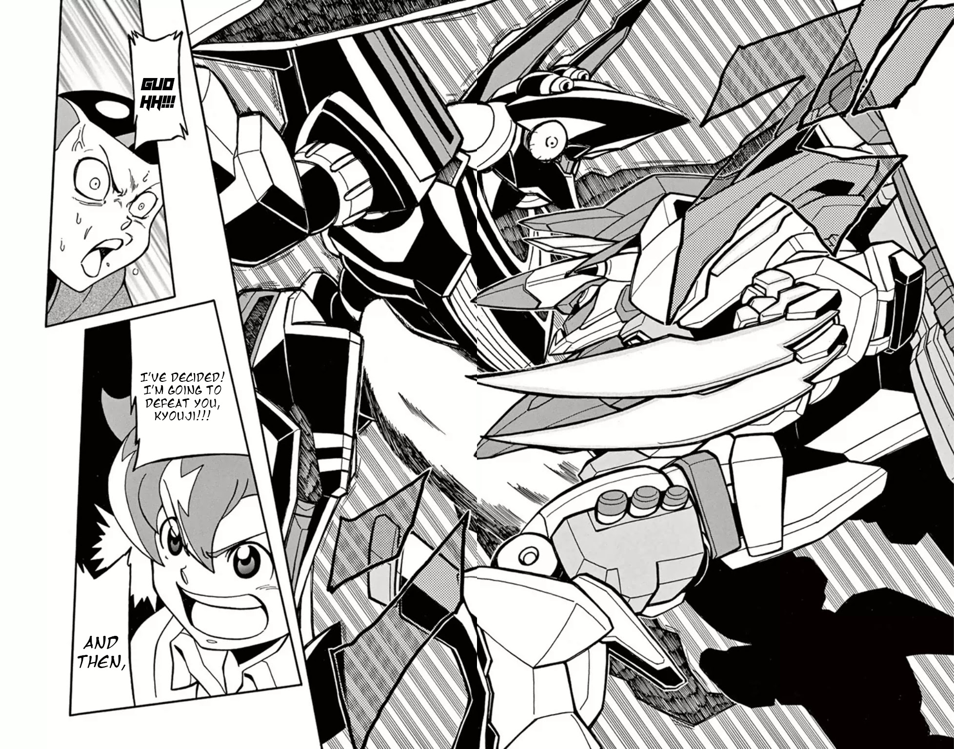 Danball Senki Wars Chapter 7 page 32 - Chapter 7: Dot Blastrizer is Born!