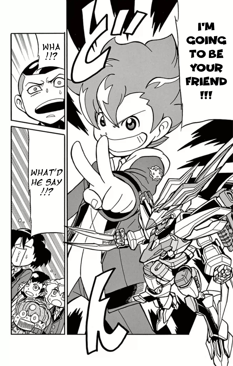 Danball Senki Wars Chapter 7 page 33 - Chapter 7: Dot Blastrizer is Born!