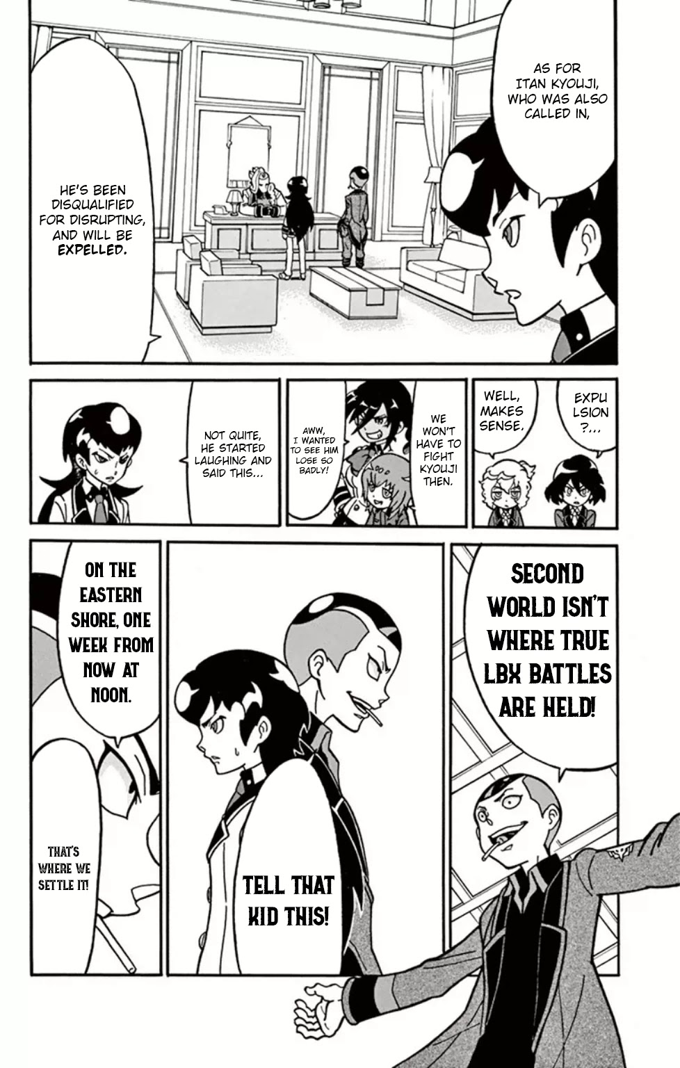 Danball Senki Wars Chapter 7 page 4 - Chapter 7: Dot Blastrizer is Born!