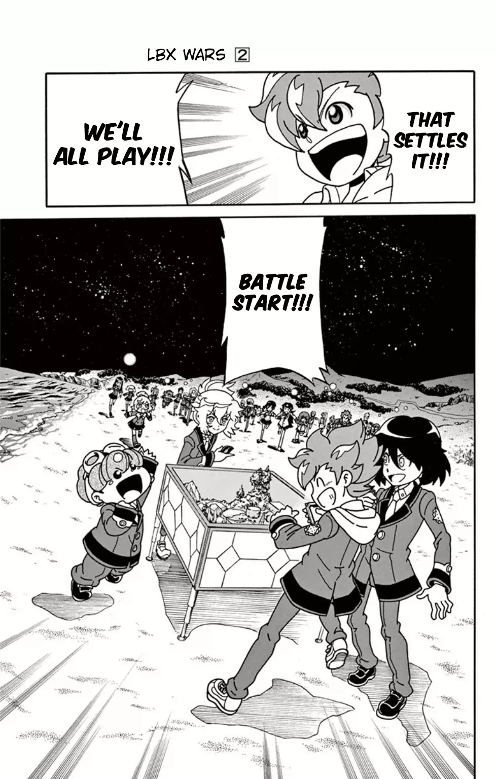 Danball Senki Wars Chapter 8 page 33 - Chapter 8: This is LBX Battling!!!