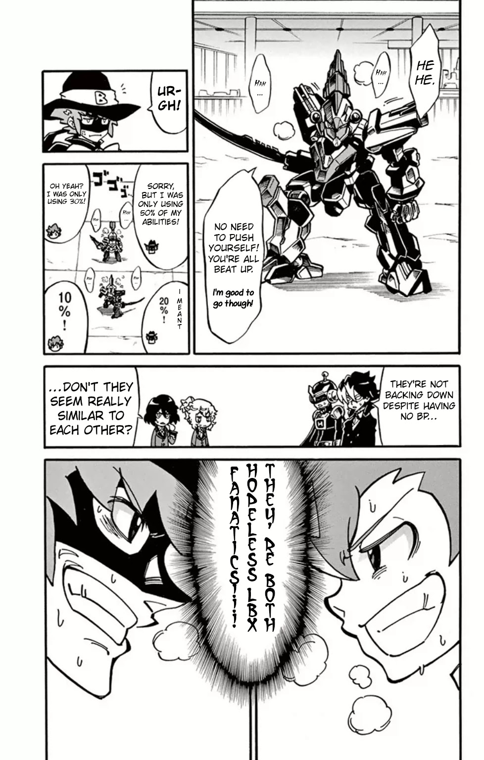 Danball Senki Wars Chapter 9 page 28 - Chapter 9: Clash! The Mysterious Players, BHJ!!! [END]