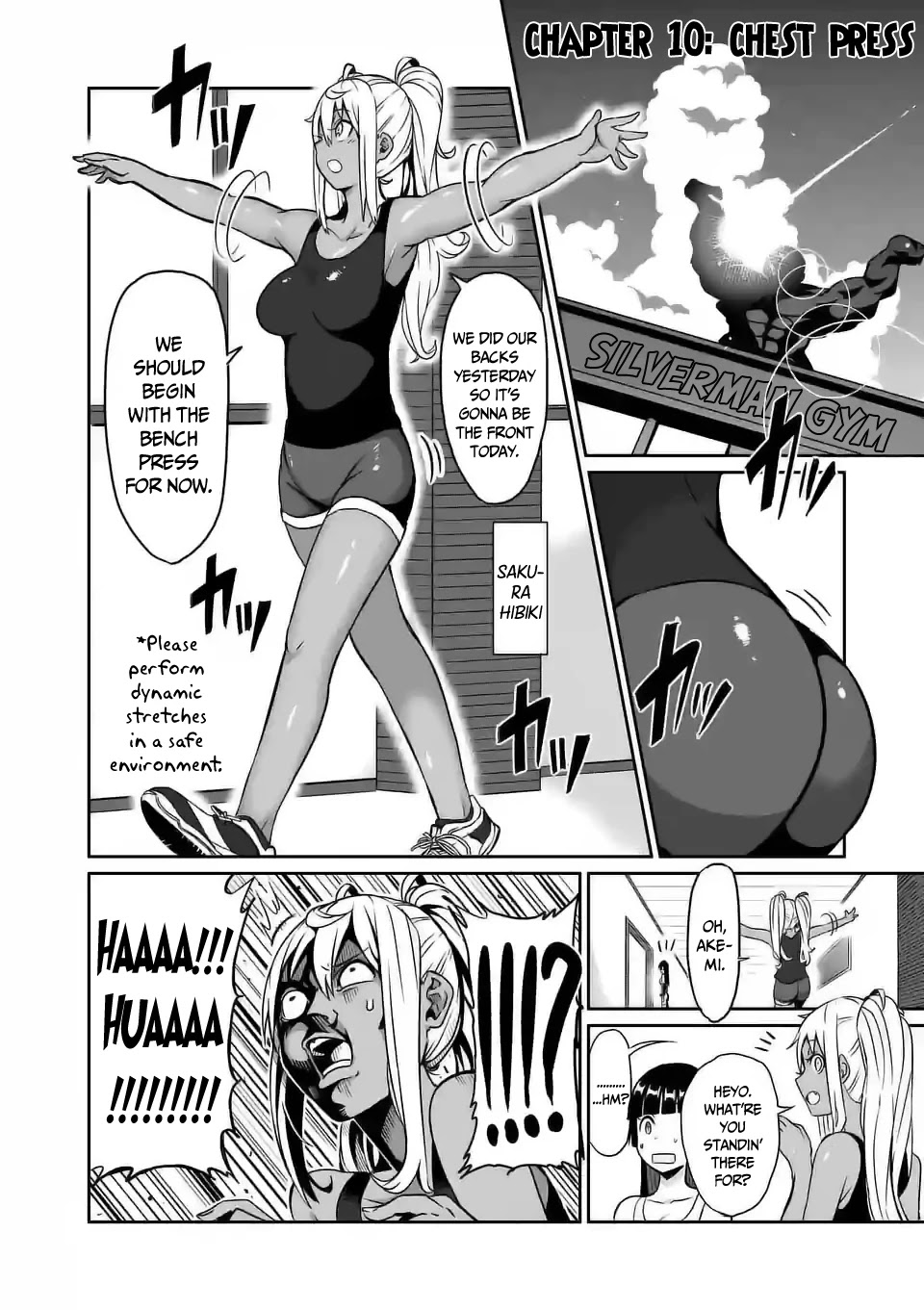 Danberu nan kiro moteru? Chapter 10 page 4 - Chapter 10: Chest Press Machine