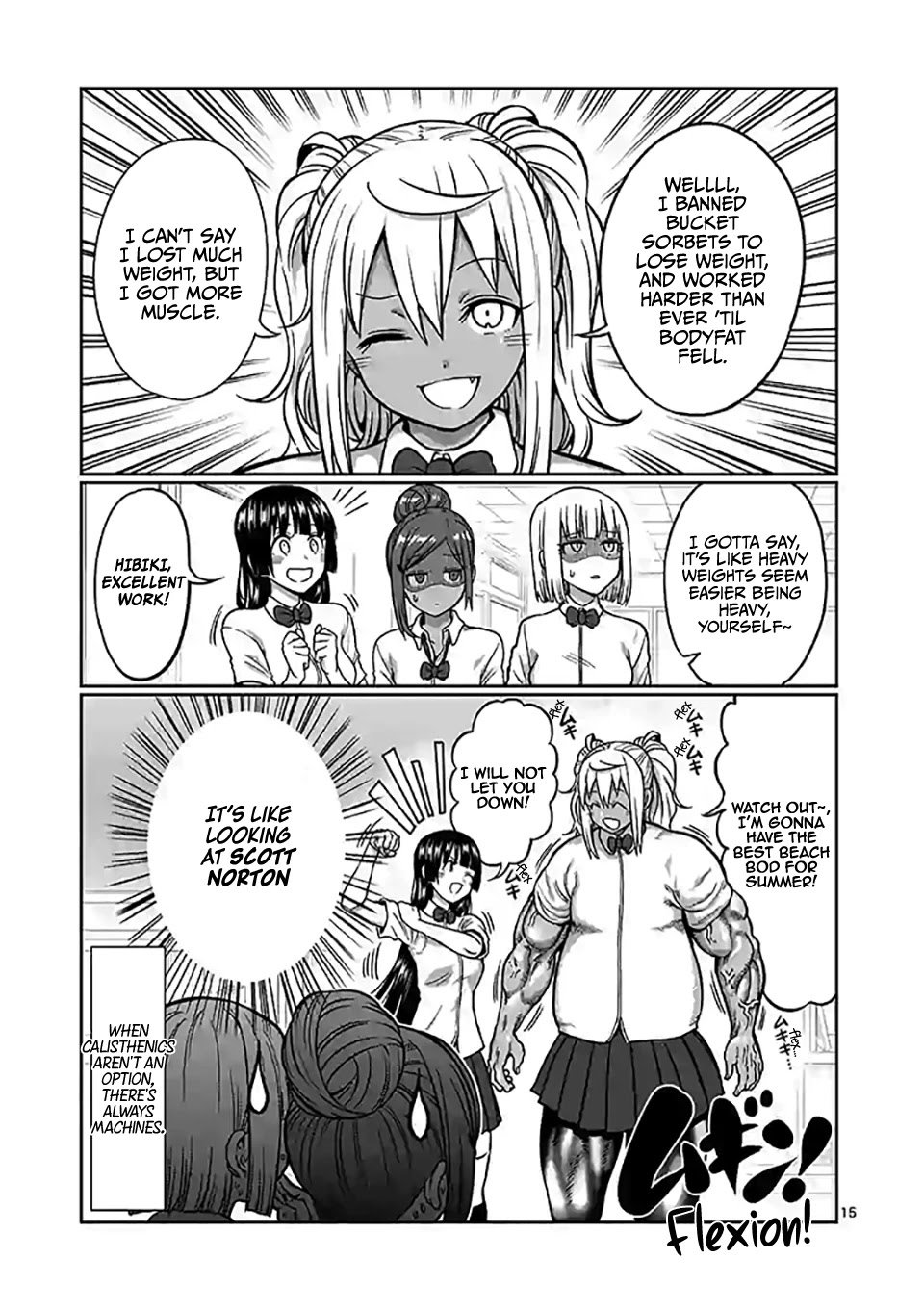 Danberu nan kiro moteru? Chapter 101 page 16 - Chapter 101: Pushdowns