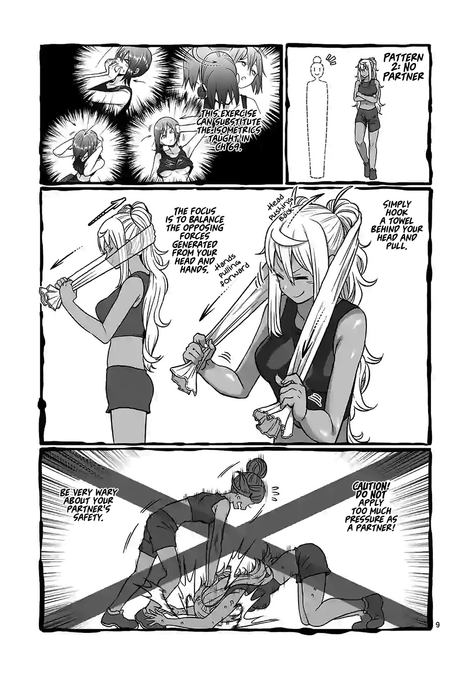 Danberu nan kiro moteru? Chapter 104 page 10 - Chapter 104: Neck Training