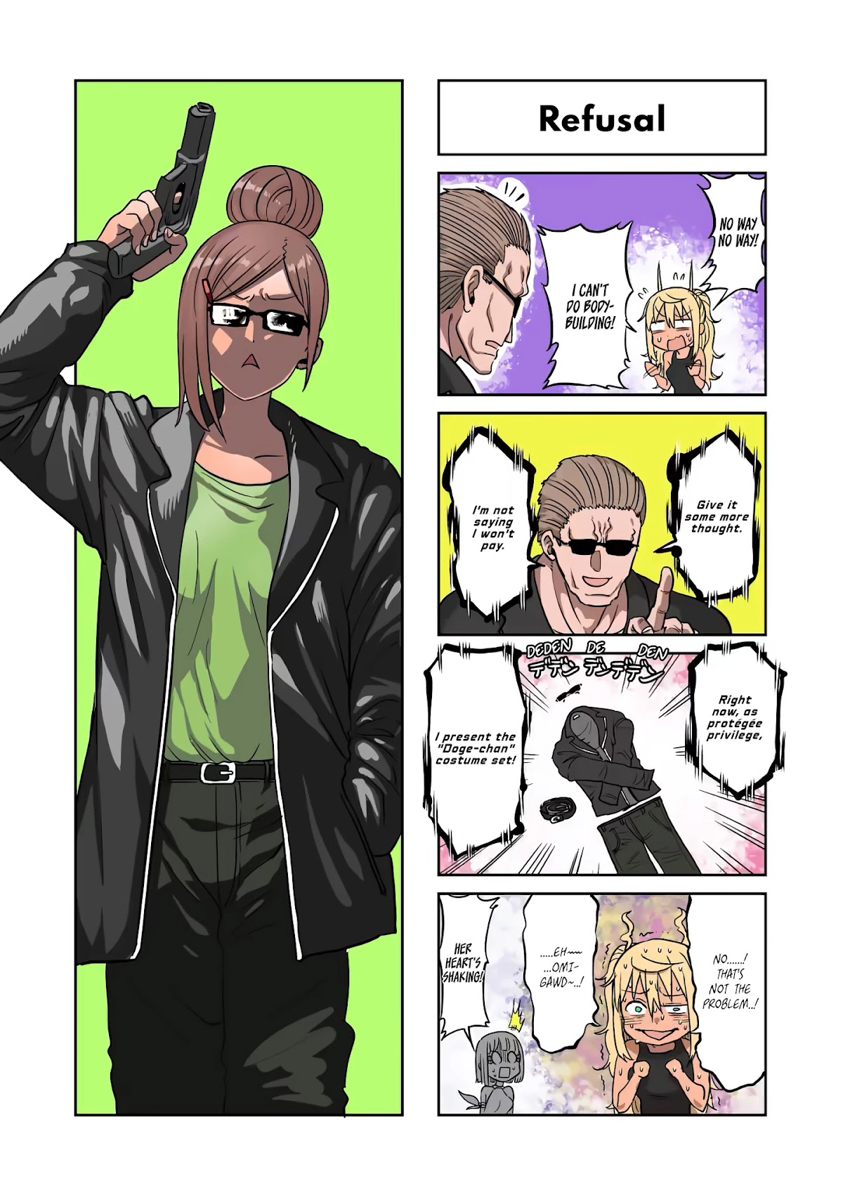 Danberu nan kiro moteru? Chapter 104 page 17 - Chapter 104: Neck Training